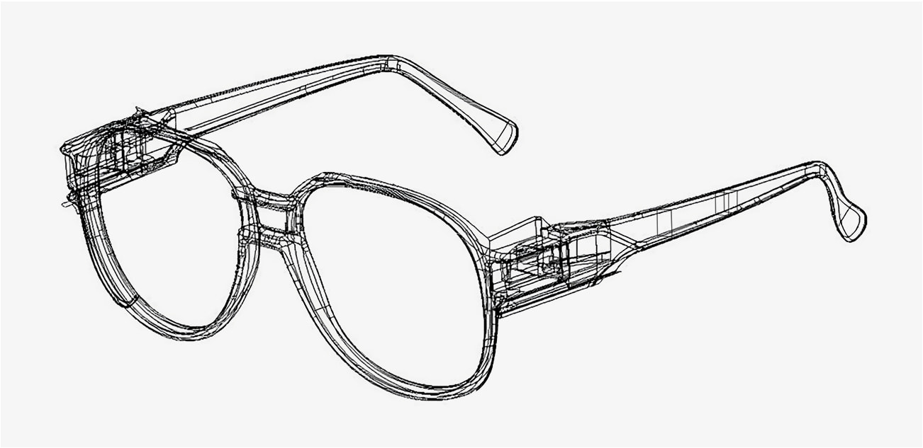 Design bluetooth glasses